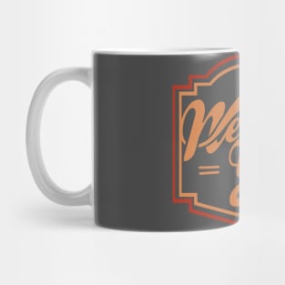 New York swoosh vintage typography Mug